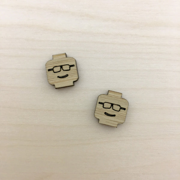 Minifigure Face 5 engraved